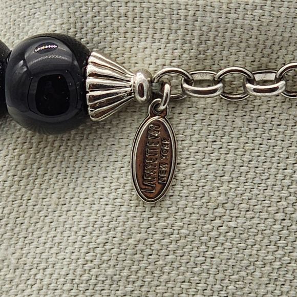 Lafayette 148 New York Chain Bead Statement Necklace - Picture 6 of 6